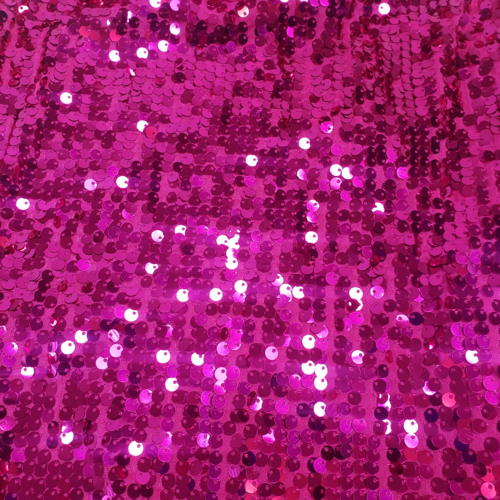 Balera Womens Sequin Dance Tank Top XLA Pink High Neck Back Zip - Picture 4 of 6